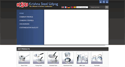 Desktop Screenshot of krishnaaluminium.net